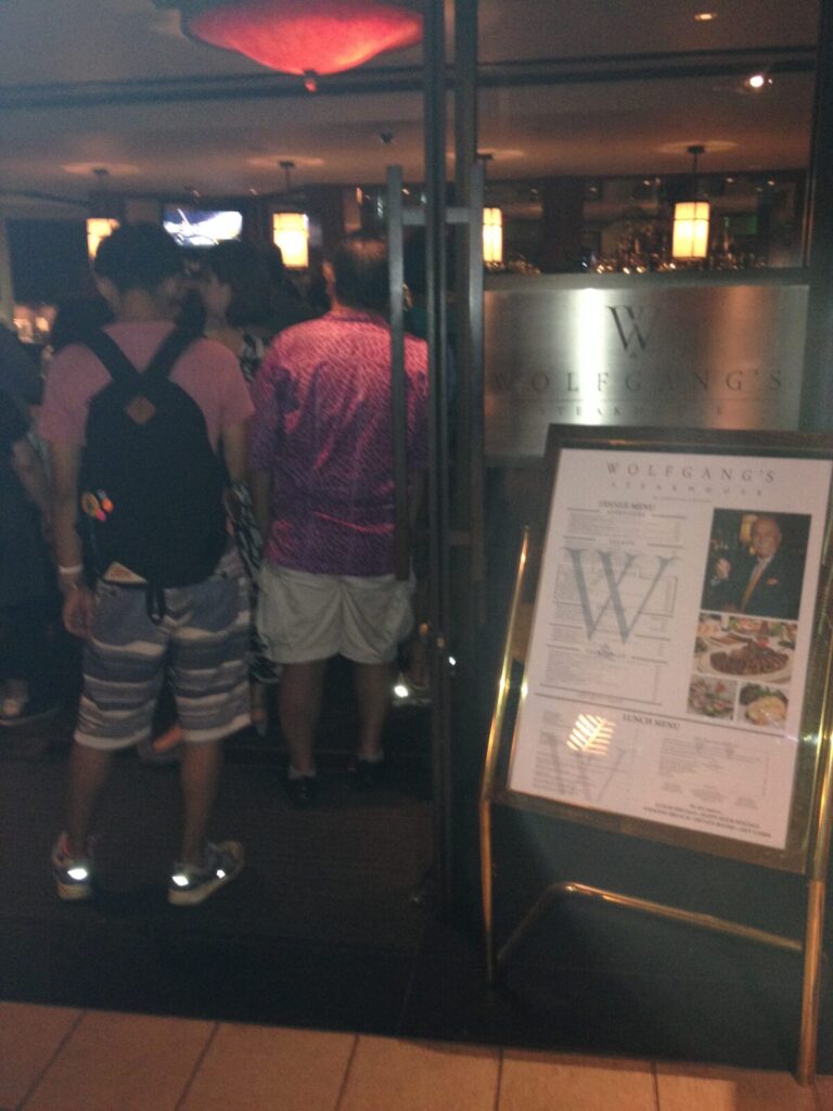 ハワイアンショッピングセンターのウルフギャング
Wolfgang's Steakhouse